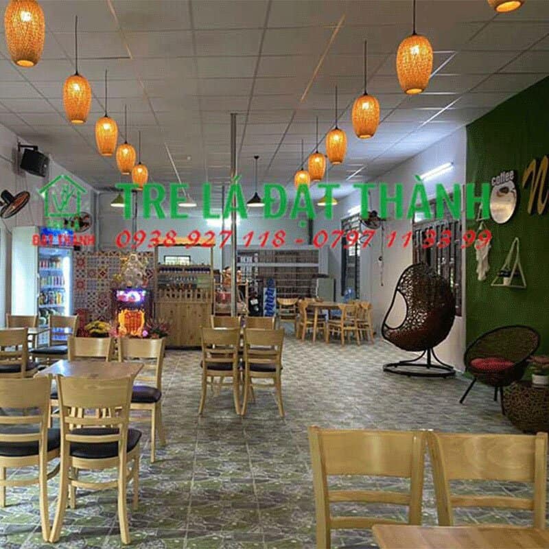 Đèn Bí Dài 2 Lớp Bằng Tre - DMT031